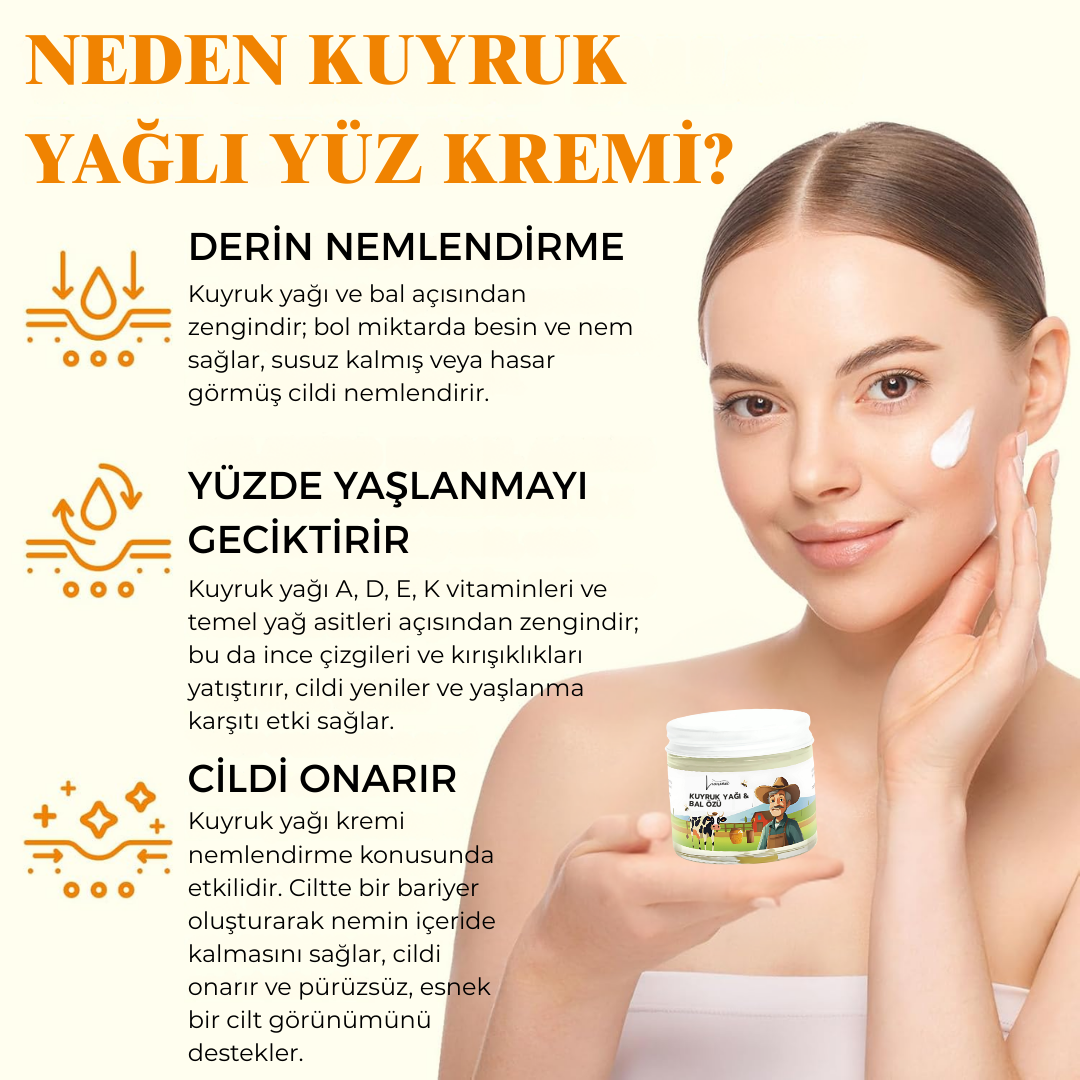 Liarina® Kuyruk Yağı & Bal Özü Krem